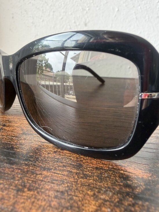 Valentino Black Rounded Rectangular Women\'s Sunglasses 5385/S main image 9